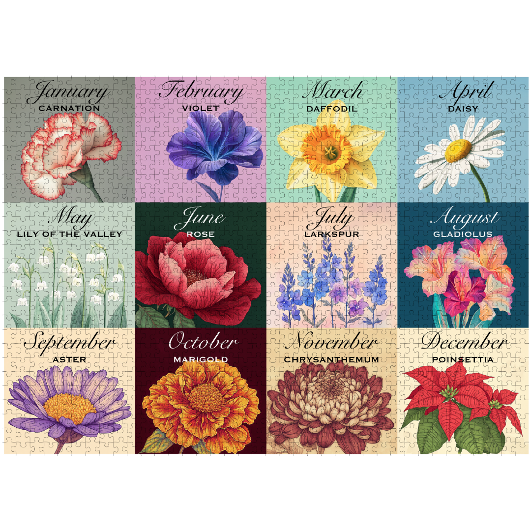 Floral Calendar | 1000 Pieces
