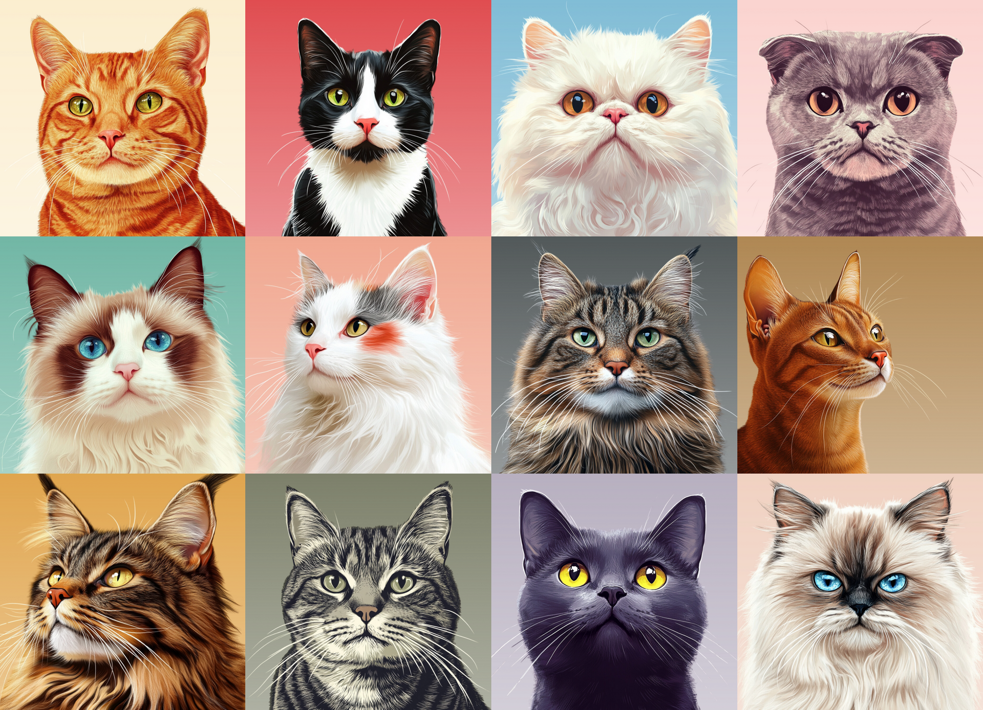 Snappy Puzzles | Cattitude | 1000 Piece Jigsaw Puzzle