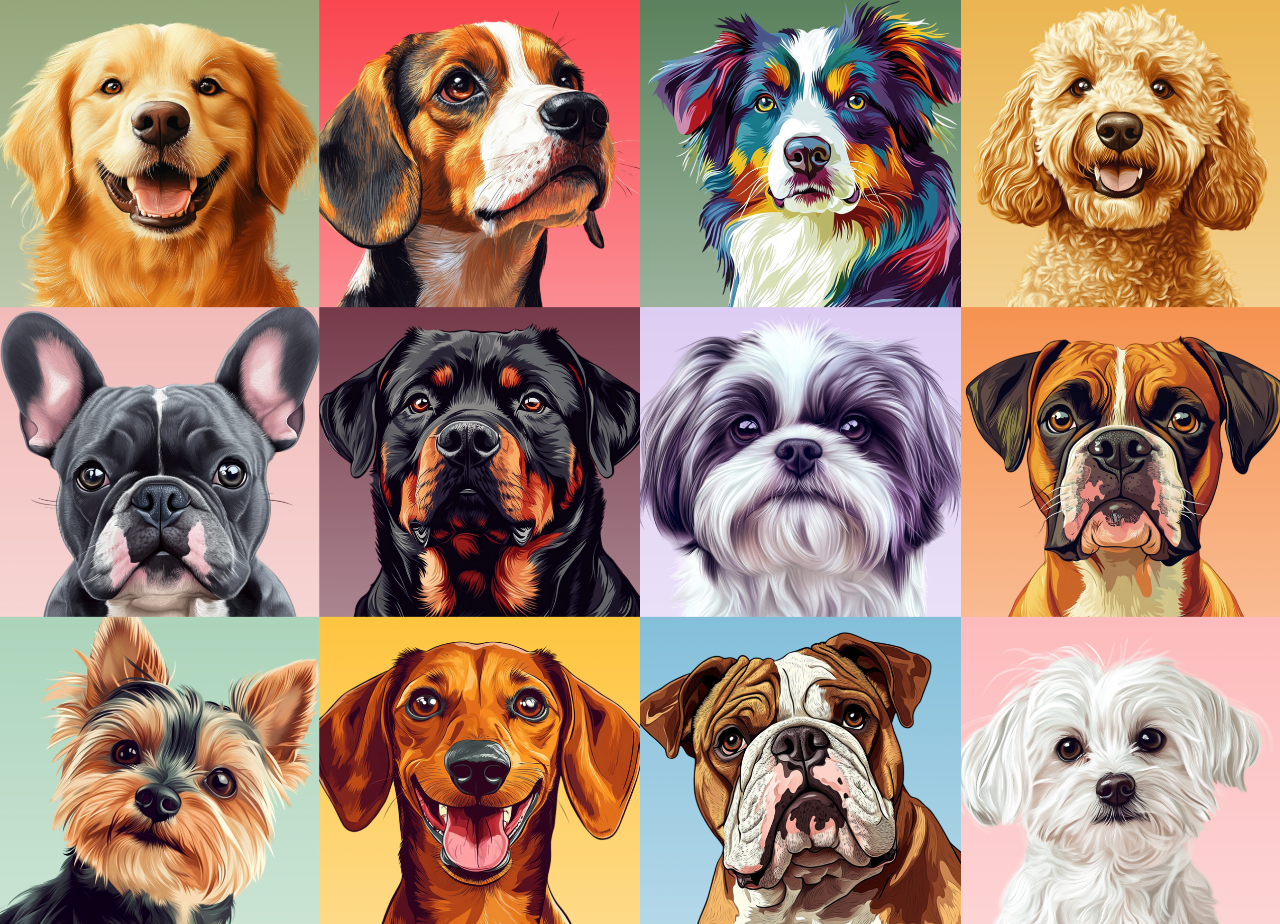 Rowf Snappy Puzzles | Woof, Yarf, Rowf | 1000 Piece Jigsaw Puzzle